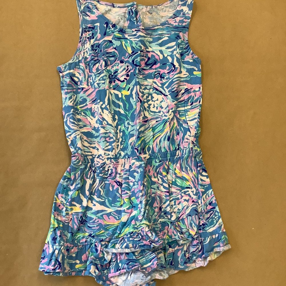 Lilly Pulitzer Girls Romper size M 6/7